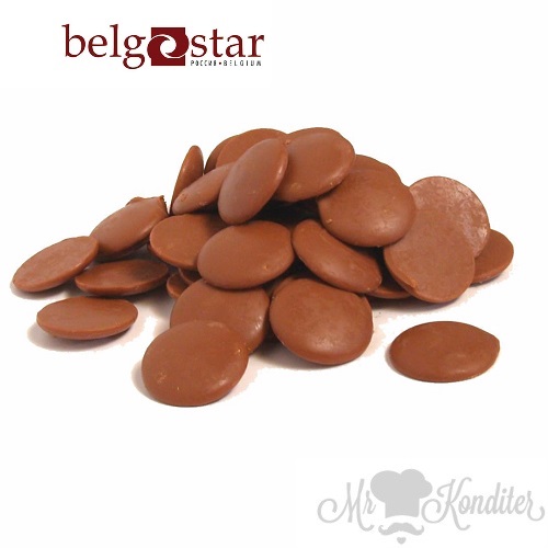 Глазурь шоколадная молочная Belgostar 500 гр
