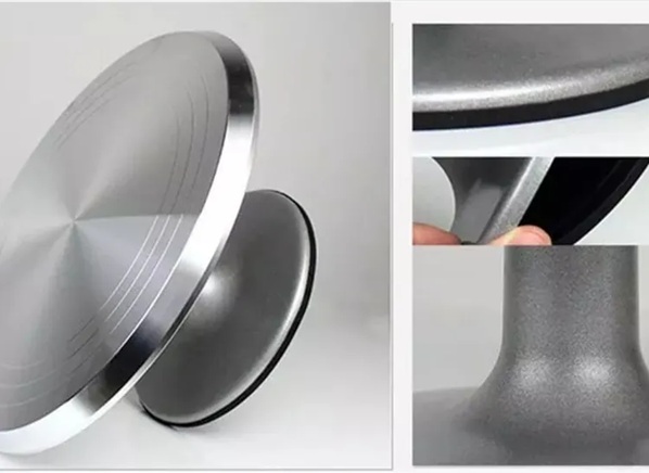 Поворотный стол металлический 31 см h 12 см