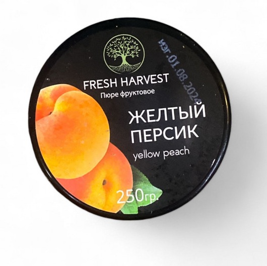 Пюре замороженное Персик желтый Fresh Harvest 250 г Пюре замороженное Персик желтый Fresh Harvest 250 г