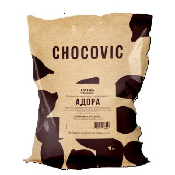 Глазурь темная Chocovic Адора 1 кг