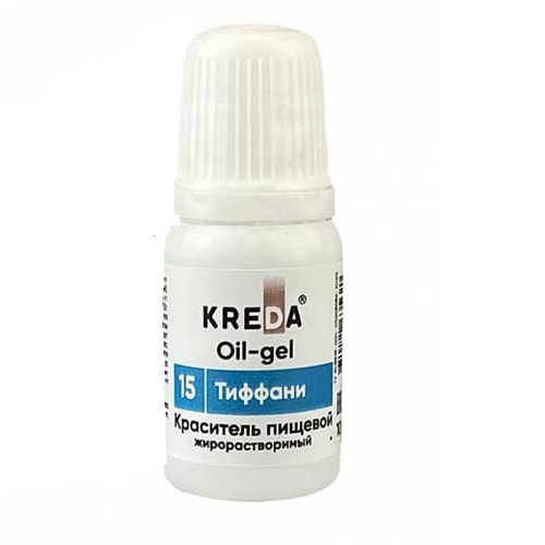 Краситель жирорастворимый Kreda Oil-gel 15 тиффани 10 мл
