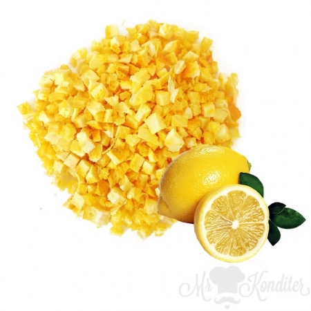 лимон с цедрой сублимированный кусочки 1-5мм 50 г