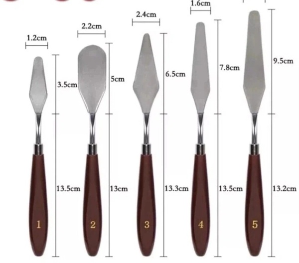 Набор мастихин 5 шт