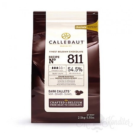 Шоколад темный 54,5% Callebaut 200 гр