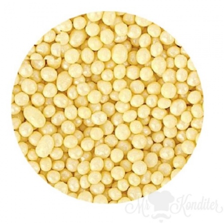 Жемчуг жёлтый перламутр 4-6 мм 700 гр