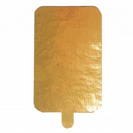 Подложка с держателем золото 0,8 мм 10х6,5 см