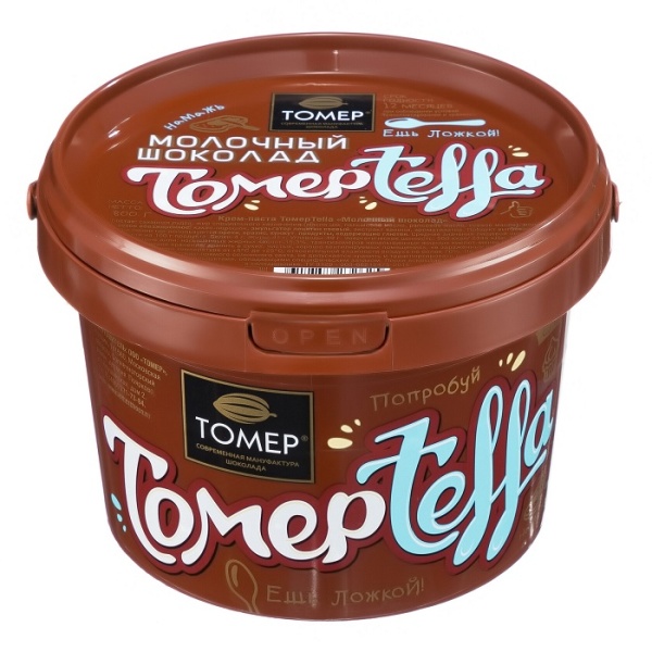 Крем-паста Tomer Tella молочный шоколад 800 гр