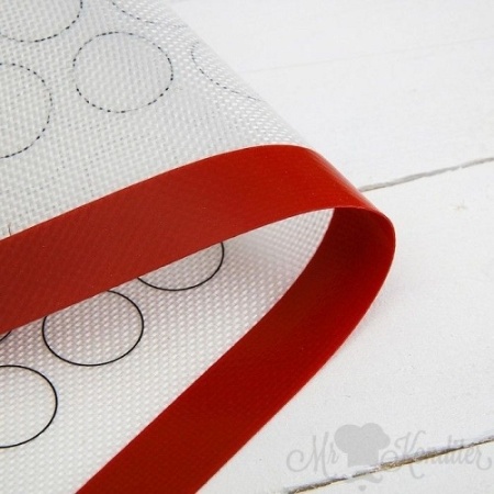 Коврик силиконовый армированный с разметкой Круг 40х60 см