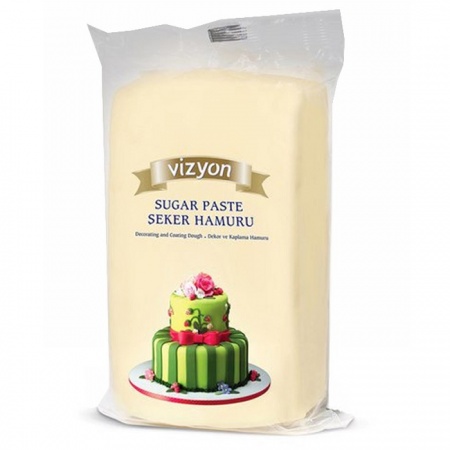 Сахарная мастика Polen Vizyon бежевая 0,5 кг