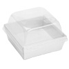 Упаковка с пластиковым куполом Smart Pack 550 White дно 11х11 см, высота 8,5 см
