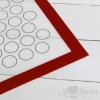 Коврик силиконовый армированный с разметкой Круг 40х60 см