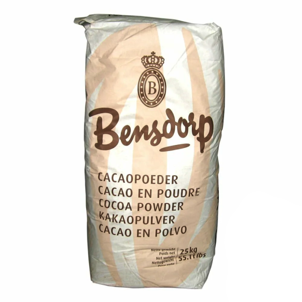 Какао-порошок алкализованный 22-24% Bensdorp 25 кг