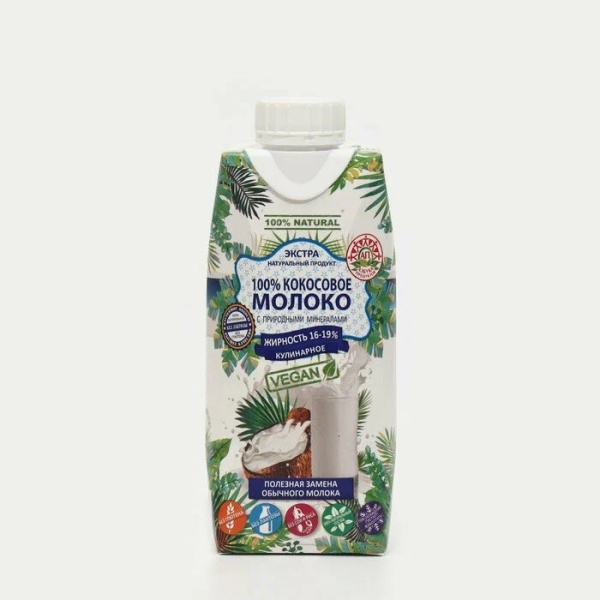 Молоко кокосовое кулинарное Азбука продуктов 330 мл