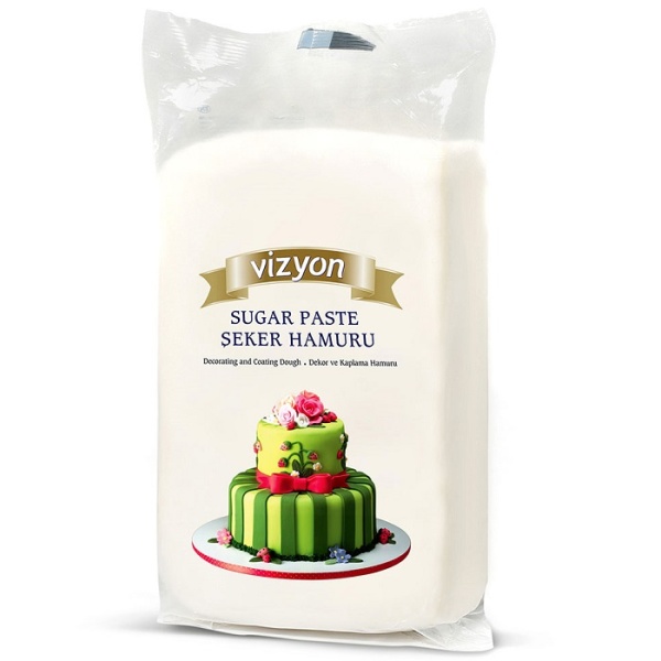 Сахарная мастика Polen Vizyon белая 0,5 кг