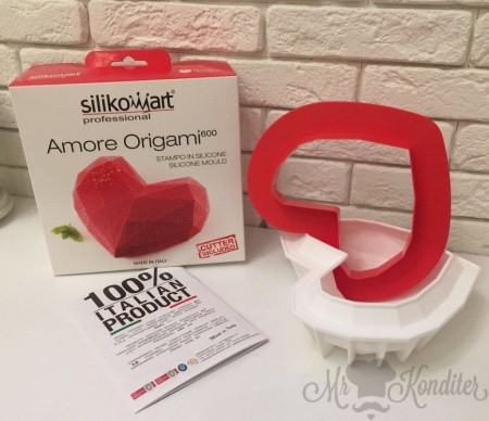 Форма AMORE ORIGAMI 600 Silikomart Италия