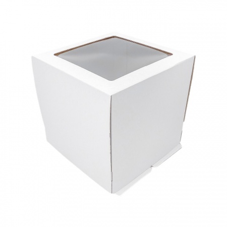 Коробка для торта  с окном Гофрокартон 30х30х30 см