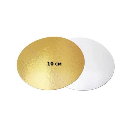 Подложка золото/жемчуг усиленная 3,2 мм d 10 см