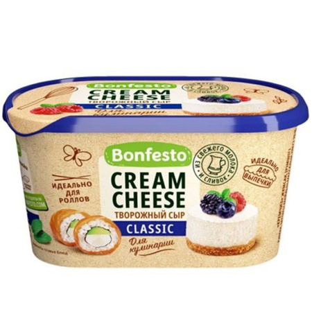 сыр творожный bonfesto 70% 400 гр