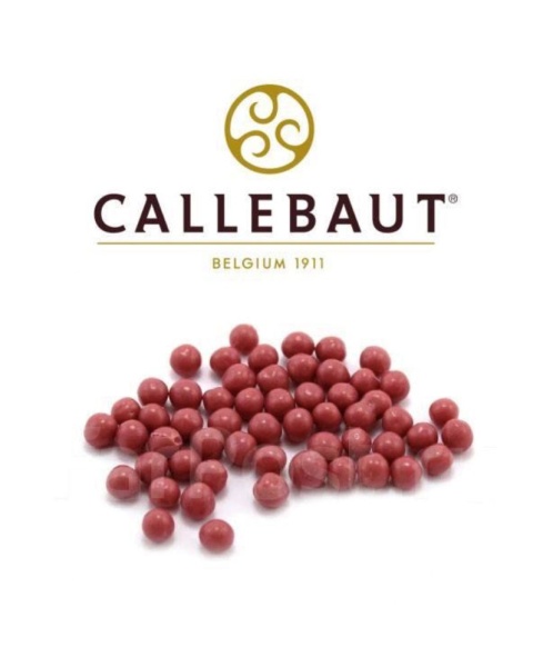 Шоколадные хрустящие шарики рубиновые Ruby Crispearls Callebaut 100 гр