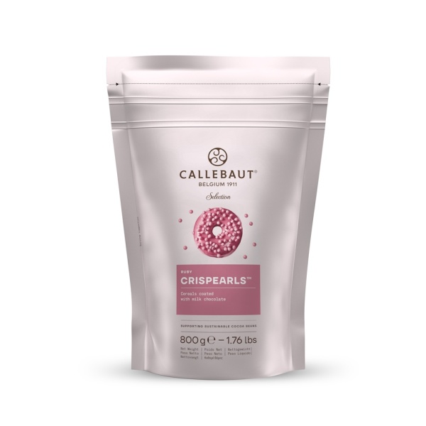 Шоколадные хрустящие шарики рубиновые Ruby Crispearls Callebaut 800 гр