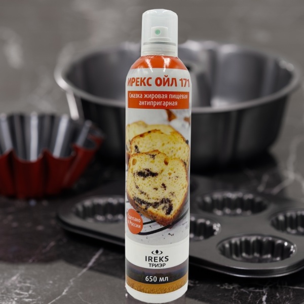Жир-спрей для смазки противней Ирекс Ойл 650 мл