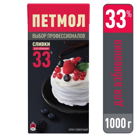 сливки петмол 33% 1 л