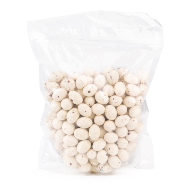 Драже Яйца белые матовые в крапинку 70 г