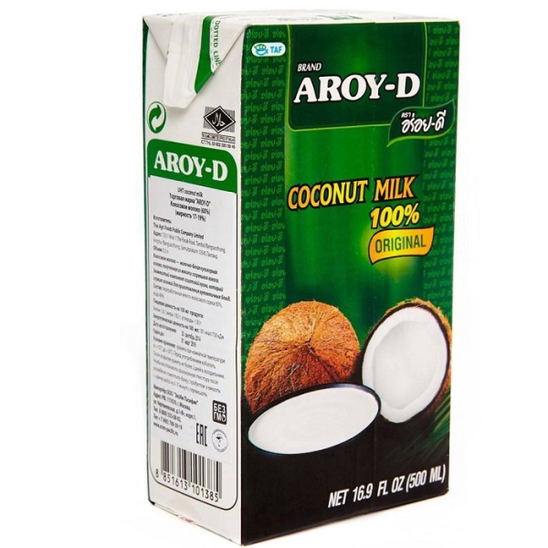 Молоко кокосовое Aroy-D 70% 500 мл