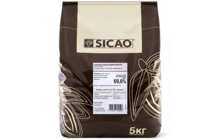 Шоколад горький SICAO 5 кг