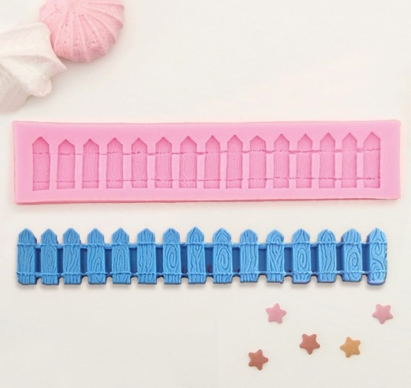 Молд силиконовый Забор 17х3,5 см