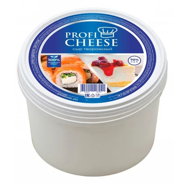 Сыр творожный Профи Чиз 70% 2 кг