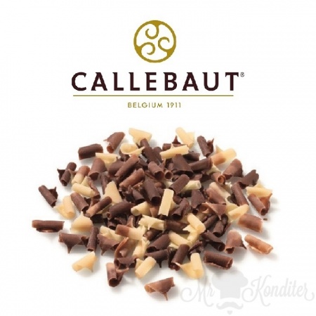 Шоколадная стружка мраморная Mona Lisa Callebaut 100 гр