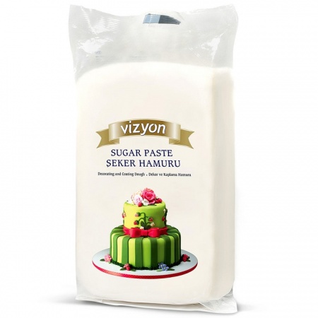Сахарная мастика Polen Vizyon белая 1 кг
