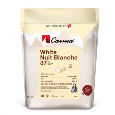 Шоколад белый Carma Nuit Blanche 37% 1,5 кг
