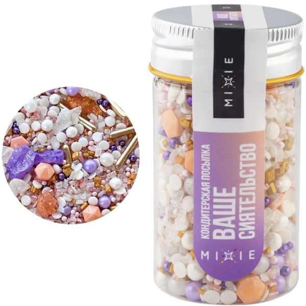 Сахарная посыпка Ваше сиятельство MIXIE 50 гр