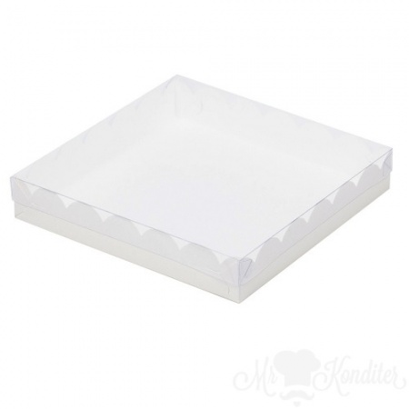Упаковка для пряников Белая 15,5х15,5х3,5 см