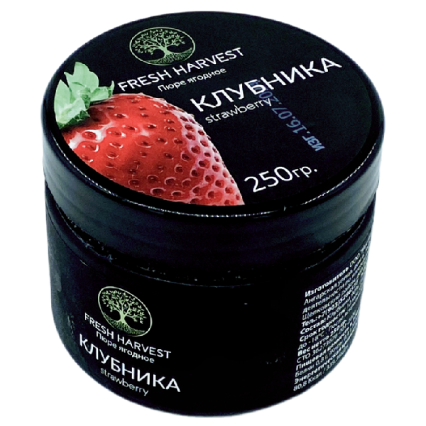 Пюре замороженное Клубника Fresh Harvest 250 г