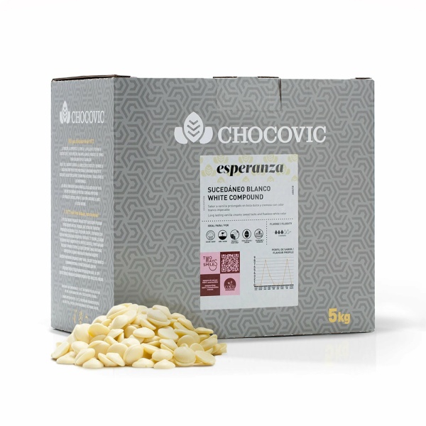 Глазурь белая Chocovic Esperanza 5 кг
