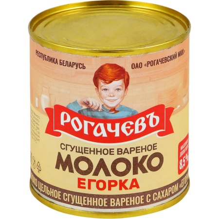 молоко сгущенное рогачев егорка вареное с сахаром 8.5% 360г
