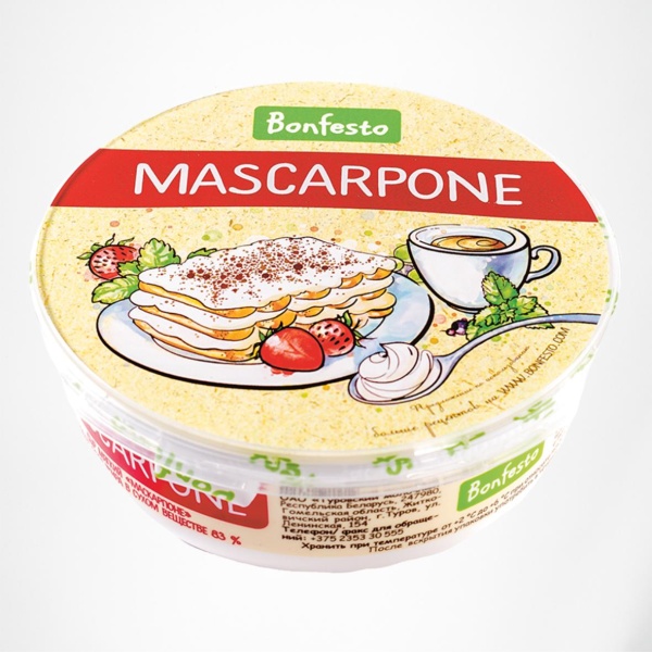 Сыр Bonfesto Маскарпоне 78% 250 гр