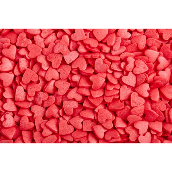 Сердечки красные 100 гр
