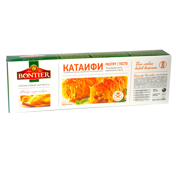 Тесто Катаифи Bontier замороженное 450 гр