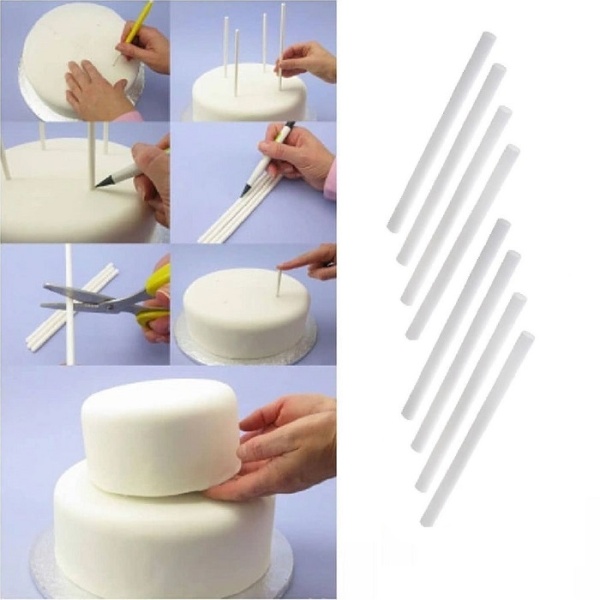 Палочки для укрепления ярусов из пластика 25 см d 10 мм 8 шт