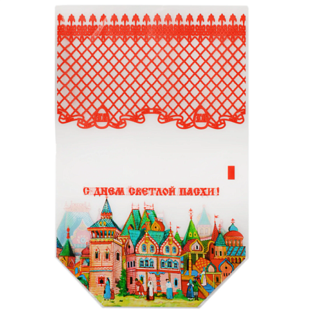 Пакет для кулича Кремль 136х320мм 10 шт