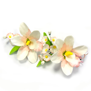Украшение сахарное Букет орхидея 28 см