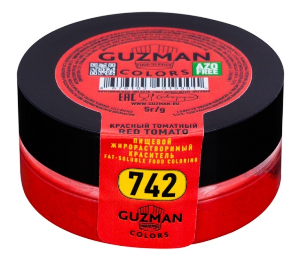 Краситель сухой жирорастворимый Красный томатный 742 GUZMAN 5 г
