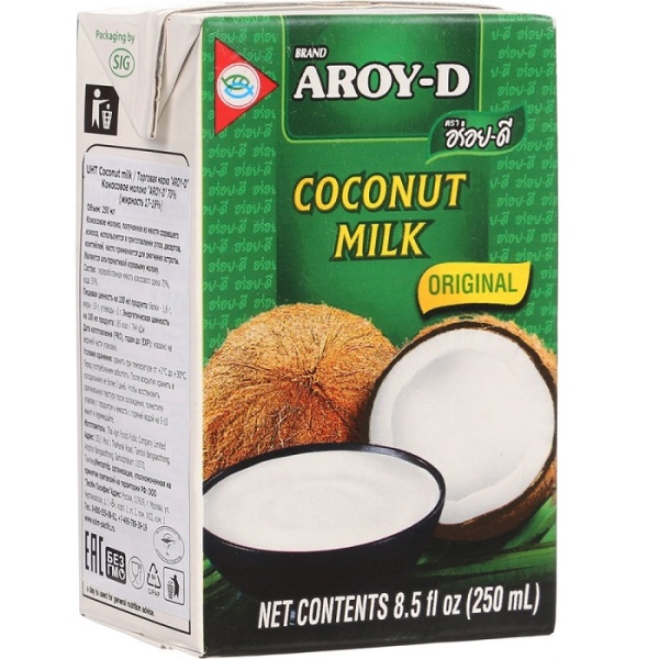 Молоко кокосовое Aroy-D 70% 250 мл